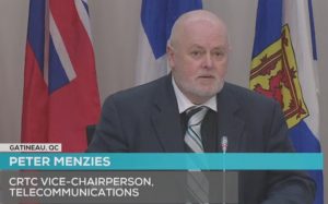 Peter Menzies leaving CRTC in July