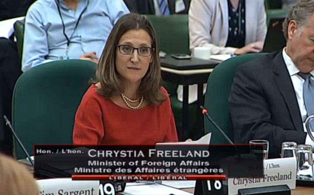 Cultural protection a NAFTA priority: Freeland