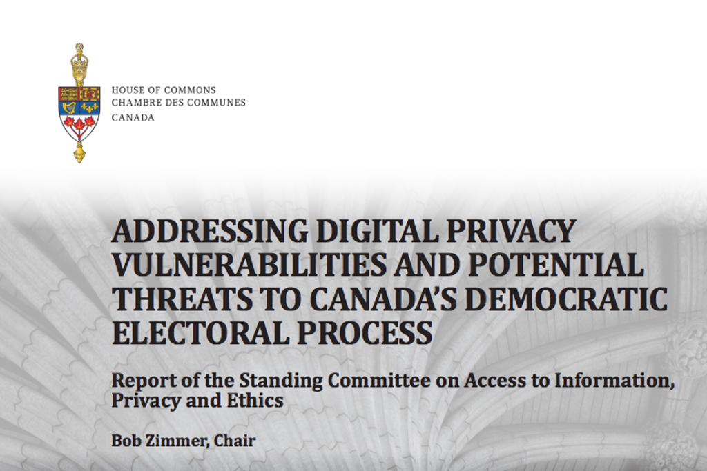 Ethics committee wants political parties to come under privacy legislation
