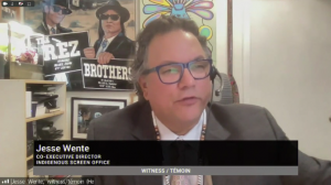 Jesse Wente proposes amendments to bring C-11 in line with UNDRIP