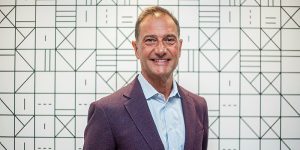 Robert Ghiz, President and CEO of the Canadian Wireless Telecommunications Association, poses for a portrait at his office in Ottawa on Aug. 13, 2024.