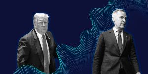 U.S. President Donald Trump and Canadian Prime Minister Mark Carney