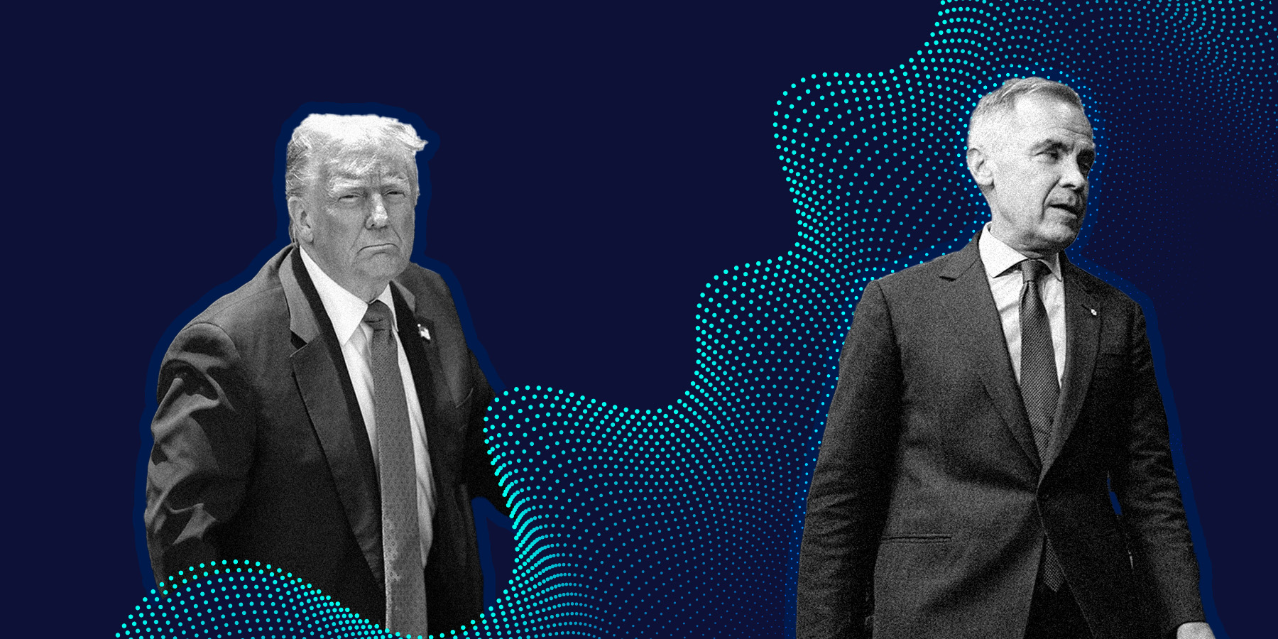 Canada's retreat from digital services tax sparks questions over future of other online policies U.S. President Donald Trump and Canadian Prime Minister Mark Carney