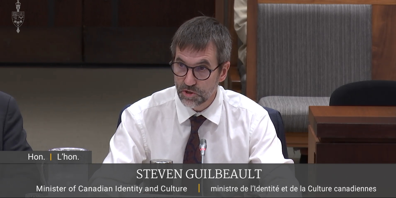 Guilbeault faces questions on alleged CBC toxicity at Heritage committee