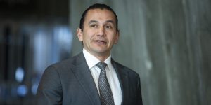 Premier of Manitoba Wab Kinew arrives for the First Ministers meeting at the Canadian War Museum in Ottawa on March 21, 2025. (Photo: Andrew Meade/Hill Times Publishing)